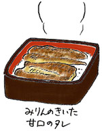 料理:うなぎ蒲焼イラスト