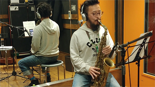 宮澤やすみ and The Buttz（ザ・ブッツ）レコーディング